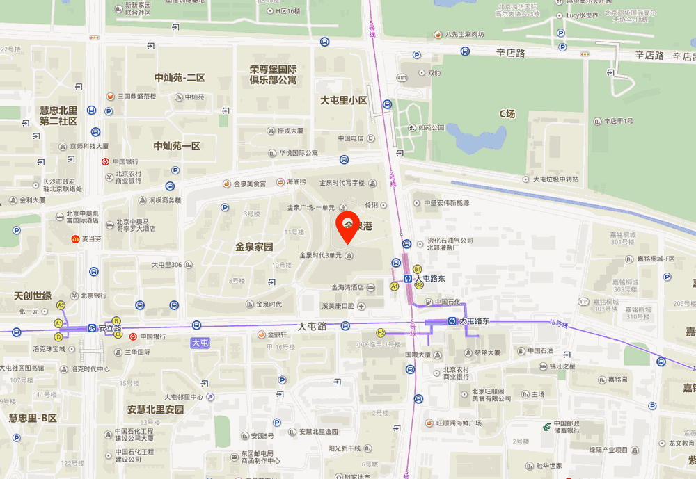 金泉时代中心位置地图